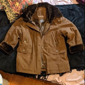 Vintage Goldix Faux Fur Lined Jacket